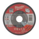Milwaukee PRO+ Steel Cutting Discs 115mm (4 1/2") x 22.2mm 10 Pack
