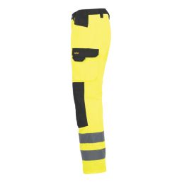 Site Ovett Hi-Vis Trousers Yellow & Black 36" W 32" L