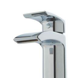 Highlife Bathrooms Coll Chrome 315mm Tall Lever Mono Basin Mixer Tap