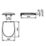 Ideal Standard Alto Soft-Close Toilet Seat & Cover Duraplast White