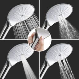 Mira Activate Gravity-Pumped Ceiling-Fed Single Outlet Chrome Thermostatic Digital Mixer Shower