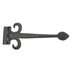 Hardware Solutions Antique Black  Tudor Hinges 385mm x 160mm 2 Pack