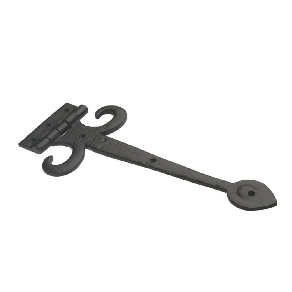 Hardware Solutions Antique Black Tudor Hinge 385mm x 160mm 2 Pack