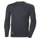 Helly Hansen Lifa Long Sleeve Crewneck Base Layer Black 4X Large 55" Chest