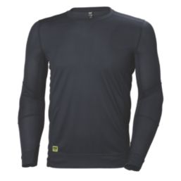 Helly Hansen Lifa Long Sleeve Crewneck Base Layer Black 4X Large 55" Chest