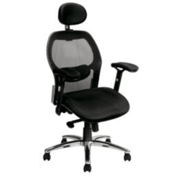 Nautilus Designs Hermes High Back Executive Chair Black