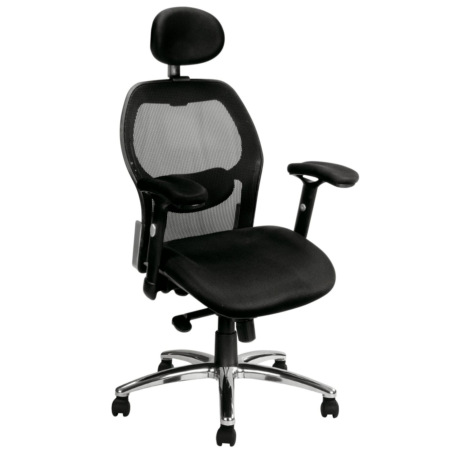 Nautilus Designs Hermes High Back Executive Chair Black (917PK)