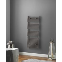 Towelrads 1200mm x 500mm 2098BTU Anthracite Flat Designer Towel Radiator