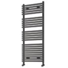 Towelrads 1200mm x 500mm 2098BTU Anthracite Flat Designer Towel Radiator