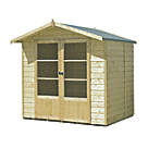 Shire Mumley 6' 6" x 5' (Nominal) Apex Timber Summerhouse