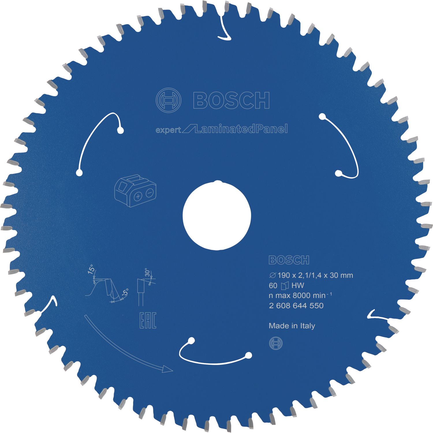 Bosch Expert Laminate Cordless Circular Saw Blade 190mm x 20mm 60T (917TR)