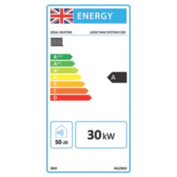 Ideal Heating Logic Max System2 S30 Gas System Boiler White