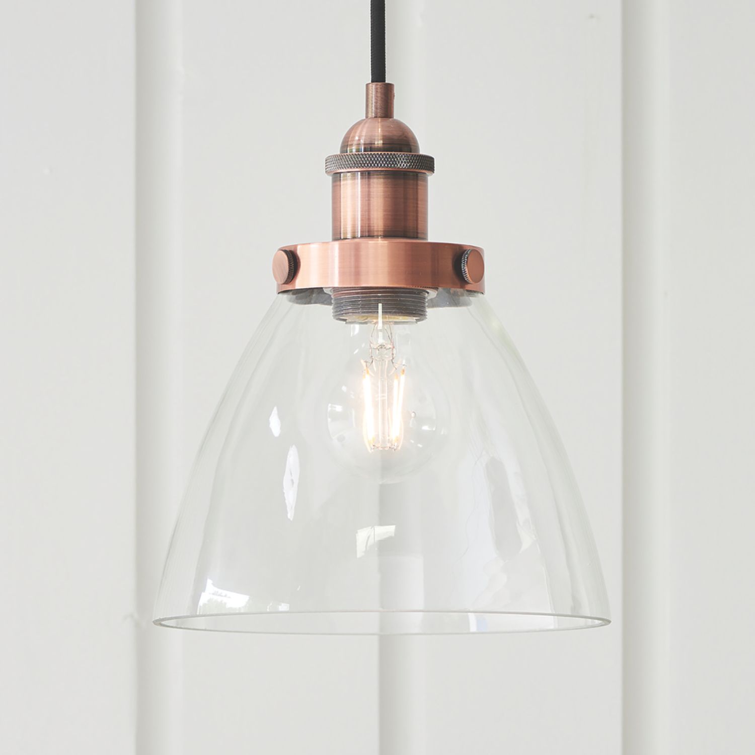 Quay Design Karlson Industrial Pendant Aged Copper (917VG)