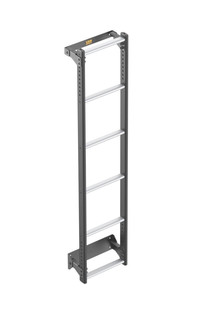 Van Guard VGL6-04 Ford Transit Custom 2012 on 6-Treads ULTI Rear Door Ladder for H2 1560mm