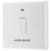 British General 802 Series 20A 1-Gang DP 'Water Heater' Printed Switch White with LED