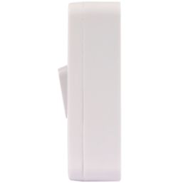 Schneider Electric Lisse 10AX 1-Gang 2-Way Rocker Switch  White