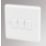 LAP  10AX 3-Gang 2-Way Light Switch  White