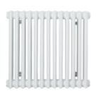 Acova 500mm x 628mm 1703BTU White Horizontal 2 Column Radiator