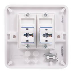 Schneider Electric Lisse 1-Gang RJ45 White