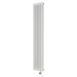 Azur Duke 1200W 3-Column Electric Radiator 1600mm x 290mm White 4095BTU