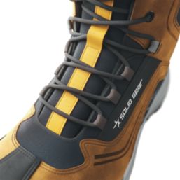 Solid Gear Adapt Size 8  Brown Water-Resistant  Safety Boots