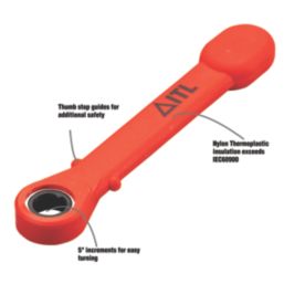 ITL 07010 Ratchet VDE Ring Spanner 10mm
