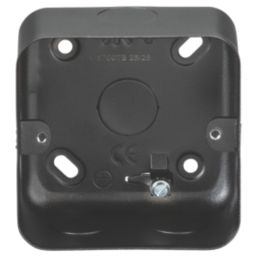 Knightsbridge  4-Module Modular Metal-Clad Back Box (1-2G) 43mm