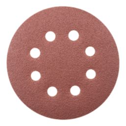 Titan   40-400 Grit 8-Hole Punched Metal, Paint & Wood Sanding Discs 125mm 60 Pack