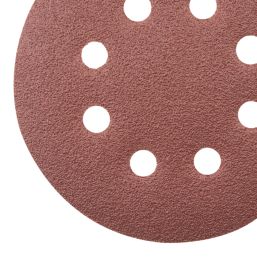Titan   40-400 Grit 8-Hole Punched Metal, Paint & Wood Sanding Discs 125mm 60 Pack