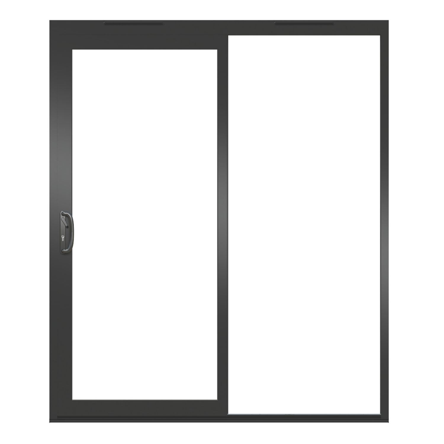 Green & Taylor Left-Handed Black Metal Sliding Patio Door 2090mm x 1790mm (918CT)