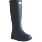 Hunter Downpour Tall Size 7 Womens Navy Non Safety Wellies