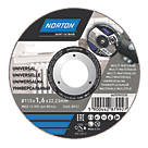 Norton  Multi-Material Cutting Disc 4 1/2" (115mm) x 1.6 x 22.23mm 5 Pack