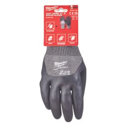 Milwaukee Winter Cut Level 5 Gloves Grey / Black Medium