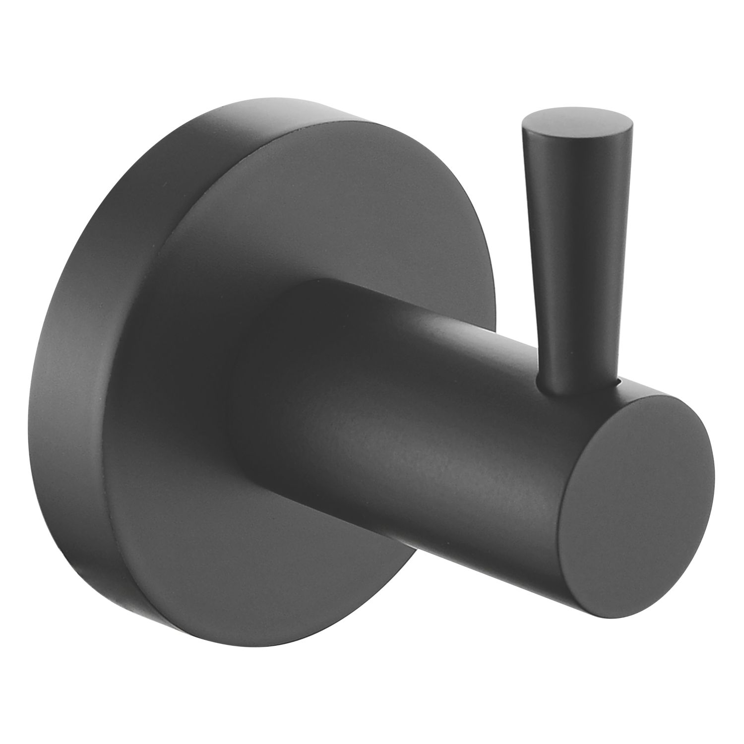 Bristan Round Robe Hook Black (918JE)