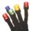 1000 LED Indoor & Outdoor Multi Colour String Christmas Lights 54.95m