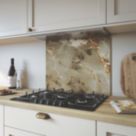 Wilsonart Aurora Gold Splashback 600mm x 800mm x 4mm