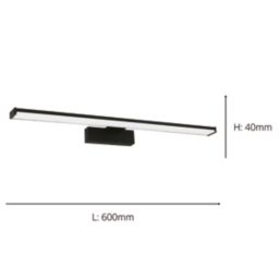 Eglo Pandella 1 40mm LED Bathroom Mirror Light Black 11W 1350lm