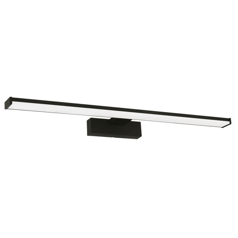 Eglo Pandella 1 40mm LED Bathroom Mirror Light Black 11W 1350lm - Screwfix