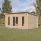 Forest Elmley 16' 6" x 10' (Nominal) Pent Timber Log Cabin