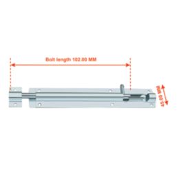 Smith & Locke Tower Gate Bolt Silver 250mm