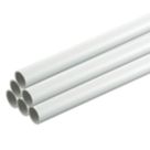 Deta TTE Round uPVC White Conduit 20mm x 2m 20 Pack