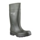 Dunlop Purofort Professional Size 10.5  Green Non Safety Wellies