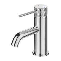 Swirl Melba Chrome 143mm Standard Lever Mono Basin Mixer Tap  With Clicker Waste