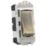 Knightsbridge  20AX 2-Way Grid Retractive Switch Module 'Press' Antique Brass