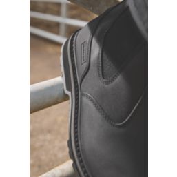 Hunter Thunder Dealer Size 10.5  Black Water-Resistant Steel Toe Cap Safety Dealer Boots