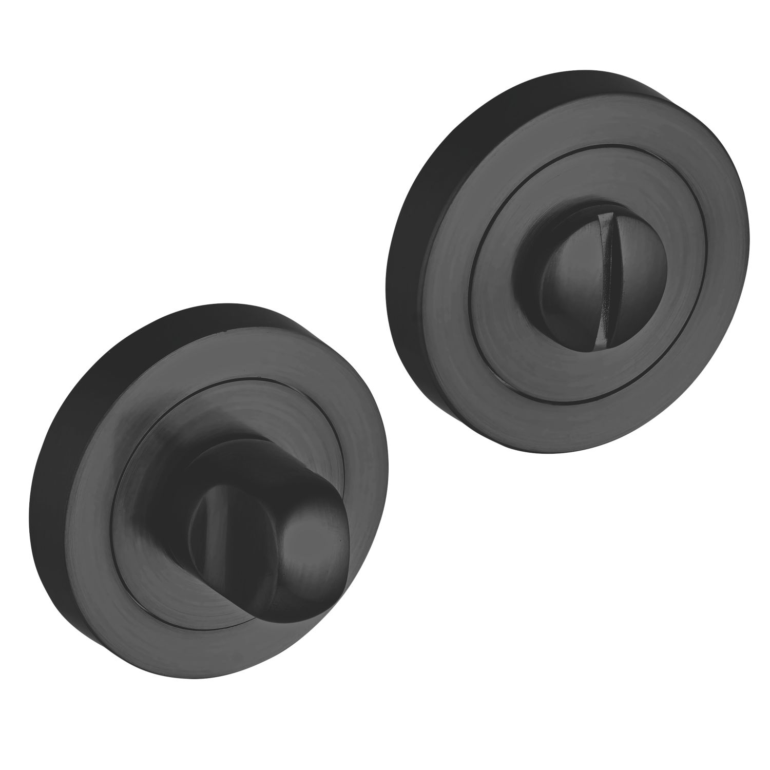 Smith & Locke Standard Thumbturn Set Matt Black 50mm (919HY)