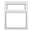 Crystal  Top Opening Clear Triple-Glazed Casement White uPVC Window 1190mm x 965mm