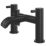 ETAL Bounce Matt Black 142mm Deck Mounted Dual Control Manual Shower Mixer Tap