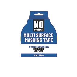 No Nonsense UV & Water Resistant Painters Masking Tape 41m x 36mm