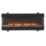 Be Modern Pryzm Invision 1250 Black Remote Control Wall-Mounted Electric Inset Fire 1258mm x 111mm x 296mm